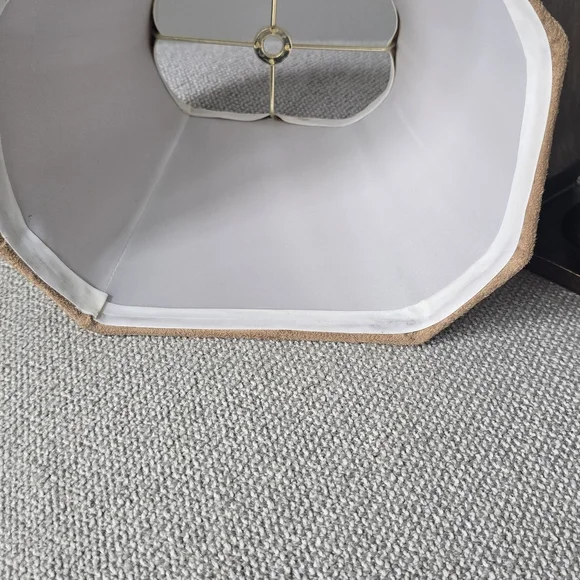 Tan Suede Lamp Shade - Picture 4 of 8